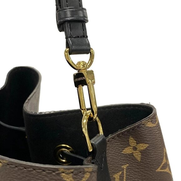 Auth LOUIS VUITTON NeoNoe M44020 Noir Monogram - RFID : confirmed Shoulder Bag - Picture 11 of 16